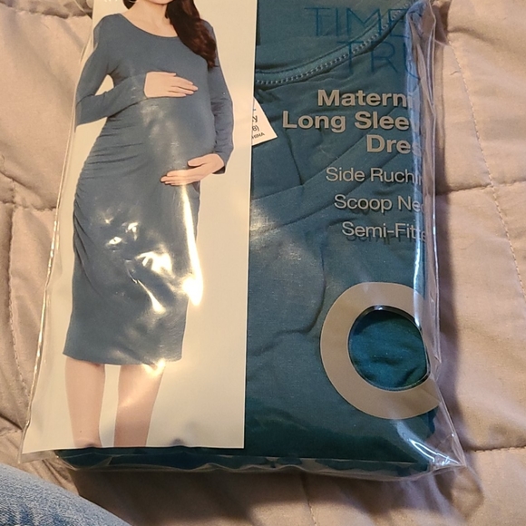 Time and Tru Dresses & Skirts - Time & Tru  LS Maternity Dress Sz XL NIP